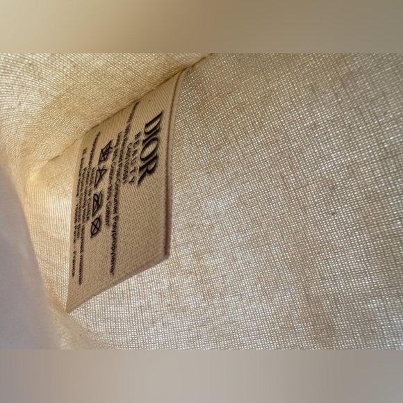 GWP Dior Raffia Woven Clutch with Pearl Crossbody Strap New - Picture 7 of 8